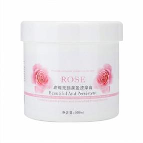 img 4 attached to Rose Massage Cream Facial Moisturizer Pore Cleanser Oil Control Hydrating Gel 500Ml
