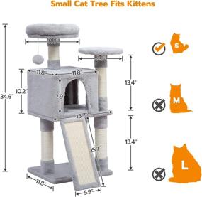 img 1 attached to HOOBRO 34 6 Inch Furniture Scratching Anti Tipping