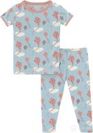 🎉 stylish comfort: celebrations happy birthday collection short sleeve pajama set logo