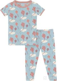 img 1 attached to 🎉 Stylish Comfort: Celebrations Happy Birthday Collection Short Sleeve Pajama Set