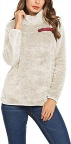 img 3 attached to Stay Cozy This Winter With Romanstii Women'S Oversized Fleece Hoodie