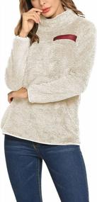 img 1 attached to Stay Cozy This Winter With Romanstii Women'S Oversized Fleece Hoodie