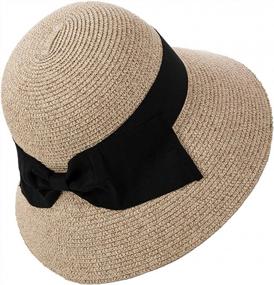 img 4 attached to Широкополая женская шляпа от Comhats - Стильная и элегантная головная одежда!