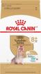 senior yorkshire terrier dry dog food by royal canin for dogs over 8 years old logo