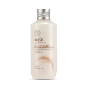img 4 attached to The Face Shop Rice Ceramide Emulsion: Moisturizing, Brightening & Barrier-Boosting Lotion For Deep Nourishment & Supple Skin, 5.0 Fl Oz