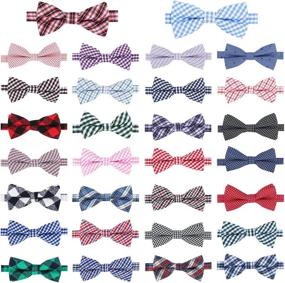 img 4 attached to 🐶 30 PCS Segarty Dog Bow Ties: Adjustable Collar Grooming Bows for Small/Medium Dogs - Christmas Neck Tie Valentine Holiday Dog Ties – Bulk Puppy Bow Ties for Dogs