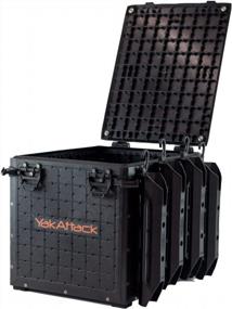 img 2 attached to Optimized Fishing Gear: YakAttack BlackPak Pro Crate For Kayak Anglers In Various Sizes