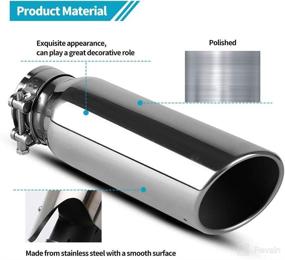 img 2 attached to YITAMOTOR Exhaust Tip Stainless Professional Replacement Parts -- Exhaust & Emissions