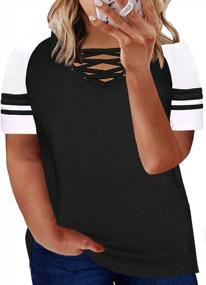 img 4 attached to Stay Casual And Comfortable This Summer With Asvivid'S Plus Size Crew Neck Tee Shirts!
