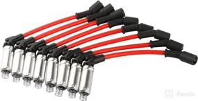 img 4 attached to 🔌 MOSTPLUS High Performance Spark Plug Ignition Wire Set - Compatible with 2000-2009 Chevy GMC V8 (Part #: 48322R)