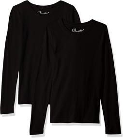 img 1 attached to Clementine Everyday T Shirts Sleeve: Black Torquoise Girls' Clothing - Tops, Tees & Blouses – Shop Now!