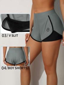 img 1 attached to High-Waisted Womens Swim Shorts By ATTRACO - Stylish Bathing Suit Bottoms For Athletic Activities