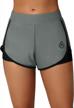 high-waisted womens swim shorts by attraco - stylish bathing suit bottoms for athletic activities logo