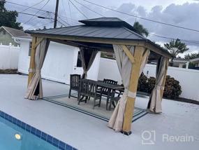 img 7 attached to Transform Your Outdoor Space With YOLENY 11' X 11' Hardtop Gazebo - Perfect For Patio, Garden, And Backyard