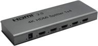 xolorspace 61141 1x4 hdmi splitter 4k 60hz 4:4:4 hdr - понижение разрешения 4k до 1080p логотип