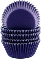 eoonfirst standard size cupcake liners 100 pcs (navy blue) logo