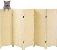 🐱 yangbaga cat litter box privacy screen - 5ft wide 3.1ft high, foldable & detachable for easy storage, enhancing decor whilst offering great functionality logo