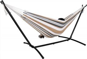img 3 attached to 2-Person 9Ft Heavy Duty Steel Hammock Stand W/ Portable Carrying Bag - Perfect For Indoor & Outdoor Use!