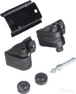 💪 crown automotive black engine mount kit (52017534k) - high-quality engine mounts for enhanced performance logo