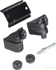 img 1 attached to 💪 Crown Automotive Black Engine Mount Kit (52017534K) - High-Quality Engine Mounts for Enhanced Performance