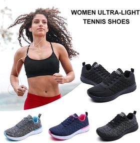 img 3 attached to Maichal Athletic Lightweight Breathable Sneakers Women's Shoes : Athletic