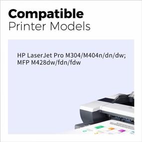 img 3 attached to 🖨️ MYCARTRIDGE Compatible Toner Cartridge Replacement for HP 58X 58A CF258X CF258A - Laserjet Pro M404dn M404n M404dw, MFP M428fdw M428fdn M428dw M304 (1-Black, No Chip)