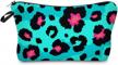 chic and spacious leopard print cosmetic bag - loomiloo women's water resistant travel toiletry organizer logo