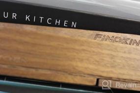 img 5 attached to Walnut Magnetic Knife Edge Guard By FINDKING, Portable And Light Wooden Sleeve For 12" Japanese Kitchen Knives, Ideal For Countertops, Drawers, And Knife Bags (Knife Not Included)