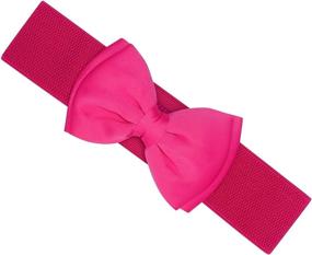 img 4 attached to Ro Rox Vintage Stretch Elasticated Women's Accessories via Belts