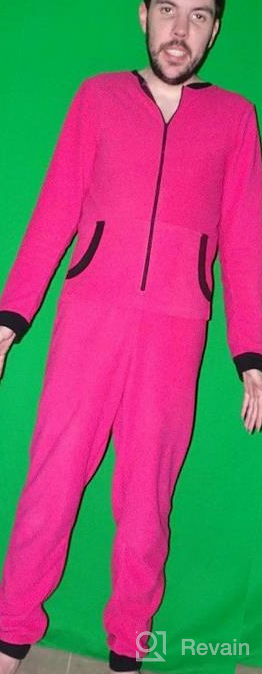 img 1 attached to Women'S Fleece Non-Footed Solid Color Onesie Pajamas Jumpsuit By Sleepyheads review by Rory Stice