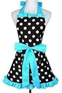 👩 liezhe women's apron with pockets: stylish retro kitchen attire for fashionable and practical cooking логотип