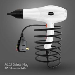 img 2 attached to 2200W Professional Salon Hair Blow Dryer For Hairstylists - SABUY FCHD8602, White