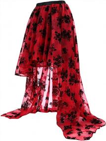 img 3 attached to Шик в стиле стимпанк: женское корсетное платье и юбка в викторианском стиле Zhitunemi — идеальный вариант для свадьбы и особых случаев!