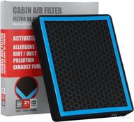 🔍 cabin air filter replacement 6021c/cf11176 with nutshell activated carbon - compatible with ford explorer, ford flex, ford taurus, lincoln mks, lincoln mkt (2011-2019) logo