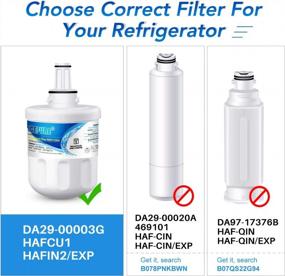 img 3 attached to ICEPURE DA29-00003G Refrigerator Water Filter Replacement For Samsung DA29-00003B DA29-00003A DA29-00003D, Aqua-Pure Plus HAFCU1 RSG257AARS RFG237AARS RFG297AARS RS22HDHPNSR WF289 WSS-1 RWF1100A 2PACK
