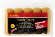 pack of 5 foampro 85-5 4 inch paint roller refills for efficient painting results logo