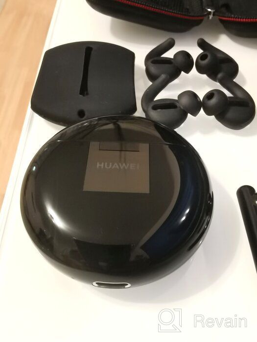 img 2 attached to Black Huawei FreeBuds 3 Wireless Bluetooth Earbuds for Superior Sound review by Hiral Gupta ᠌