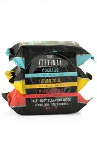 img 4 attached to Stay Fresh All Day! Get 90Ct Men'S Cooling, Charcoal, And Refreshing Cleansing Wipes - 3 Pack