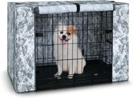 medium dog crate cover - 30 inch camo kennel cover for two-door dog cages (not a cage) logo