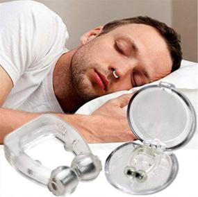 img 3 attached to 2 Pcs Professional Silicone Magnetic Anti Snore Nose Clip - Effective & Easy Stop Snoring Solution Sleeping Aid For Men & Women.