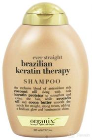 img 1 attached to Organix Straight Shampoo Brazilian Keratin