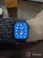 img 1 attached to Smart watch Apple Watch Series 7 45 mm Aluminum Case, dark night review by Anastazja Zawadzka ᠌