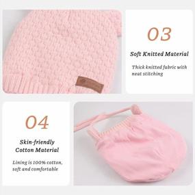 img 1 attached to Stay Cozy And Stylish With Our Winter Knitted Earflap Hats For Baby Girls And Boys