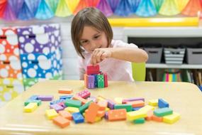 img 2 attached to 🎲 Enhance Playtime with Chenille Kraft WonderFoam Dominoes: Quality Pieces for Endless Fun