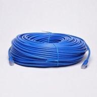 high-speed ubigear 200ft blue cat6 ethernet lan network cable for reliable internet connection: solid wire, 23 awg utp logo