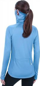 img 4 attached to Women'S UPF50+ Long Sleeve UV Sun Protection Shirts: Quick Dry Rash Guard For Fishing, Running, Workout & Outdoor Activities