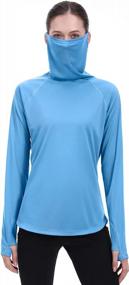 img 3 attached to Women'S UPF50+ Long Sleeve UV Sun Protection Shirts: Quick Dry Rash Guard For Fishing, Running, Workout & Outdoor Activities