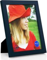 stylish rpjc 8x10 jazz blue picture frame with solid wood and high definition glass for table top and wall mounting logo