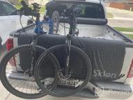 img 1 attached to Safely Transport Up To 5 Mountain Bikes With Sklon Tailgate Bike Pad And Anti-Theft Locking System For Full And Mid-Size Pickup Trucks - Black Honeycomb (Small-Mid-Size Pickup Models) review by Jesse Wells