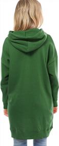 img 2 attached to Oversized Fleece Hoodie Sweatshirts For Women - Casual Loose Pullover Tunic With Long Sleeves (Sizes S-3X)